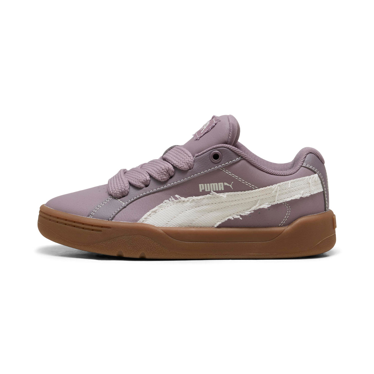 Tenis Puma Park Lifestyle Easy Mid 90S JR Grises para Niña