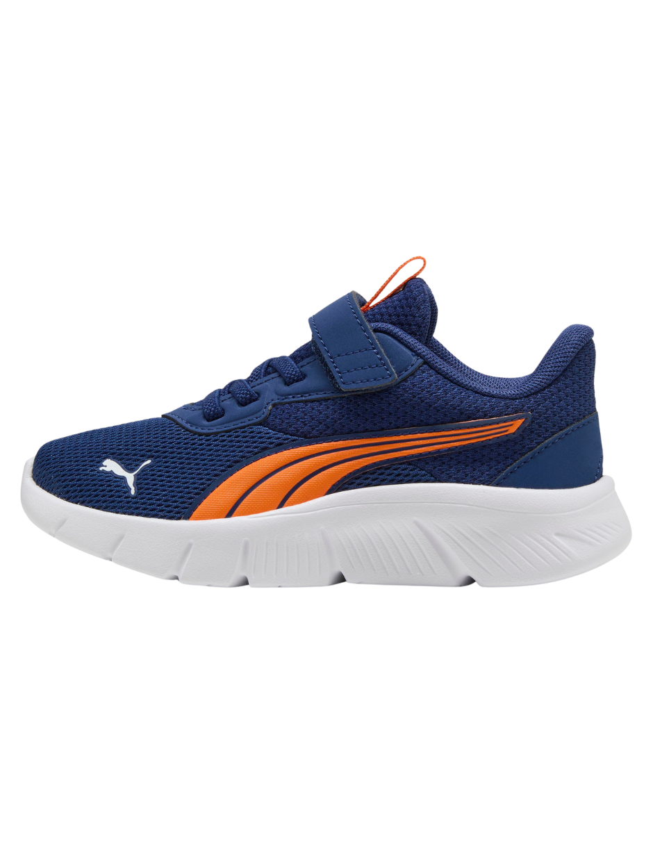 Tenis Puma Flexfocus Modern AC+ PS Azules para Niño