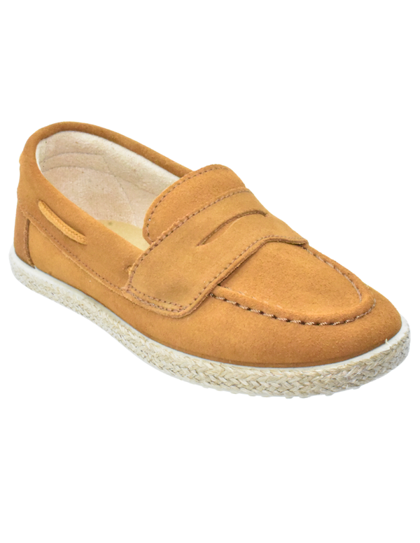 Mocasines Pekis  Antifaz serraje Cueros para Niño