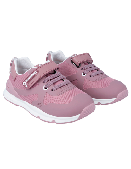 Zapato Deportivo Biomecanics Malva con Velcro/Resorte para Niña