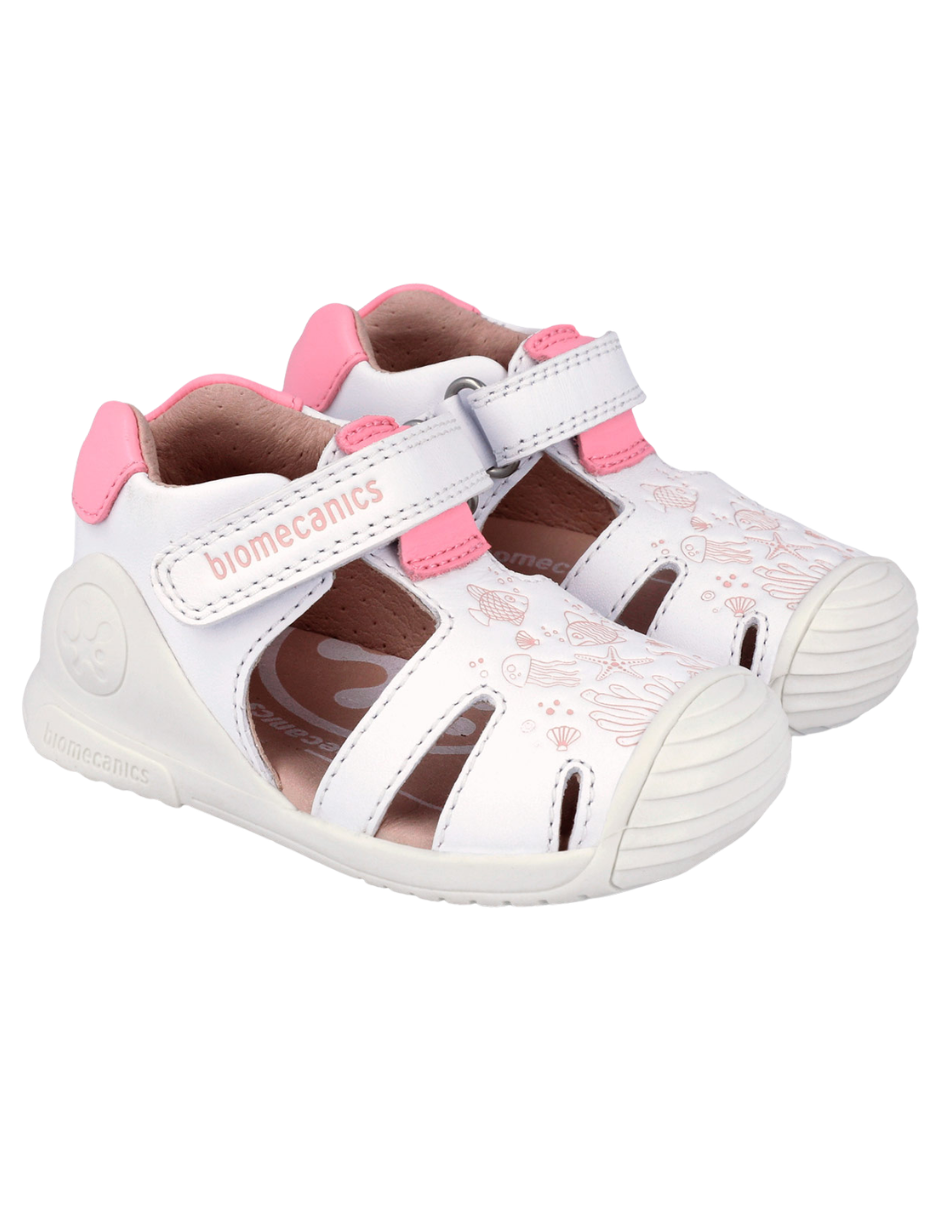 Sandalia Biomecanics Mar Blanco para Bebé