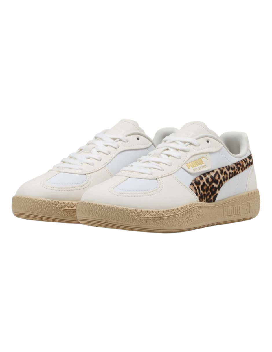 Tenis Puma Palermo Moda Elevated Leo I Wns Blancos para Mujer