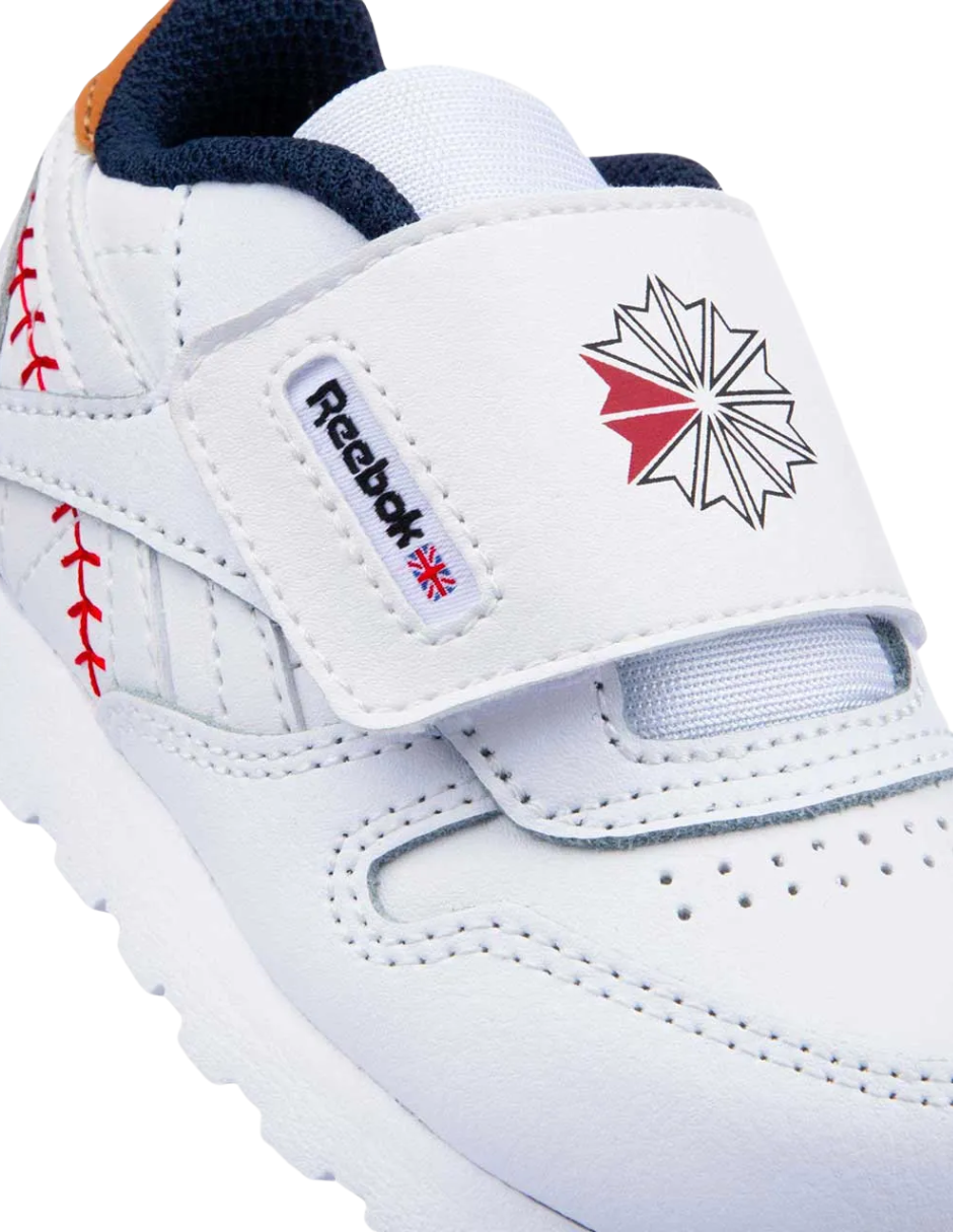 Tenis Reebok Classic Leather Blancos para Niño
