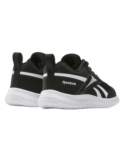 Tenis Reebok Rush Runner 5 Elastic Lace Negros para Niño