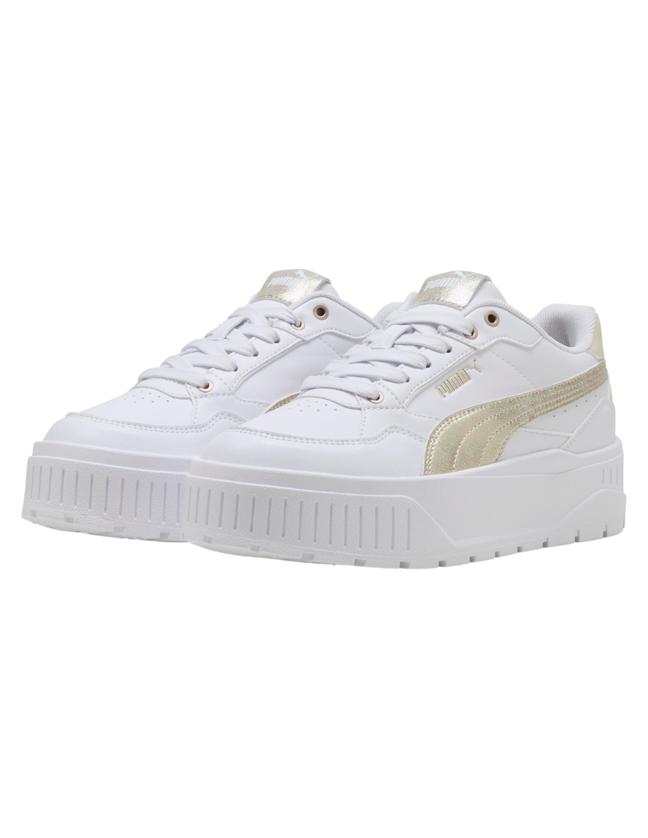 Tenis Puma Karmen II Idol Metallic Whisper Blancos para Mujer