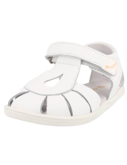 Sandalia Blanditos Barefoot Tiras Blancos para Bebé (Unisex)