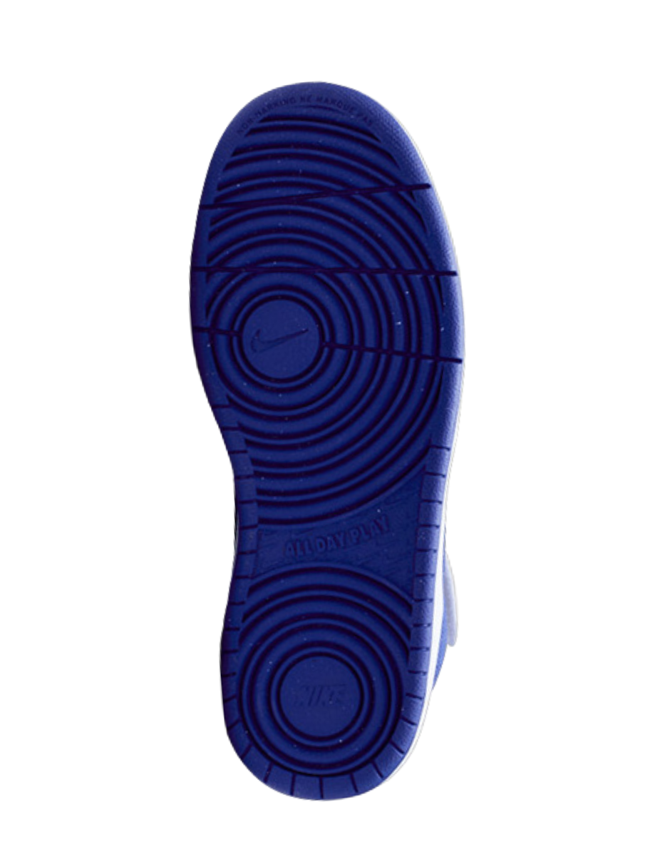 Tenis Nike Court Borough Mid 2 GS Azul para Niño