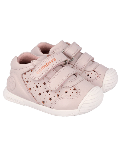 Zapato Biomecanics Cotton Velcro Doble Calado para Bebé
