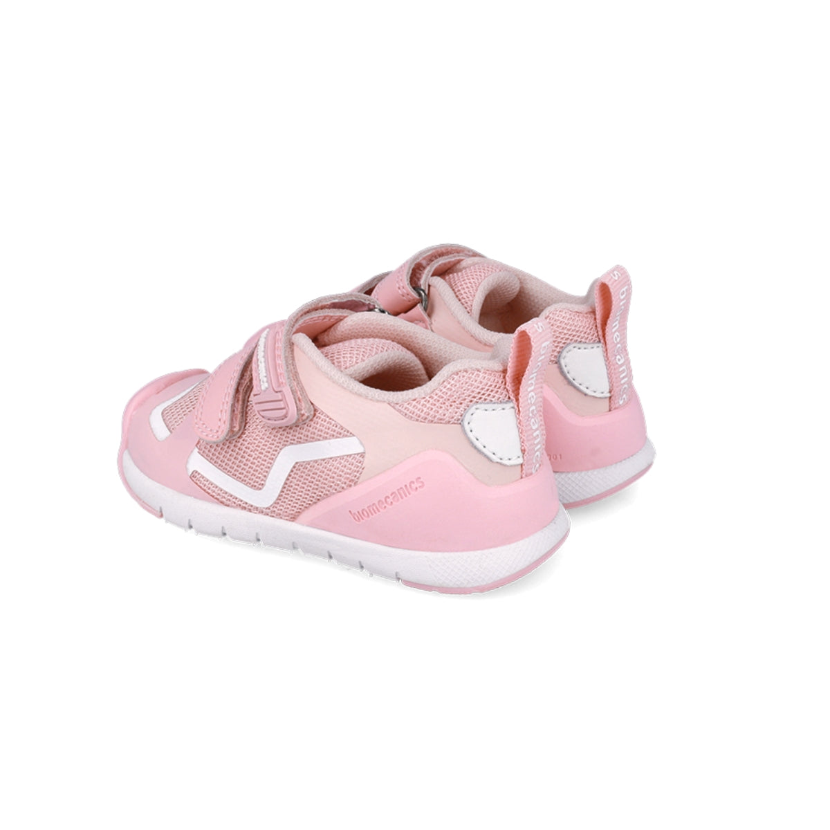 Tenis Niña Rosa con Doble Velcro y Puntera Reforzada - BIOMECANICS