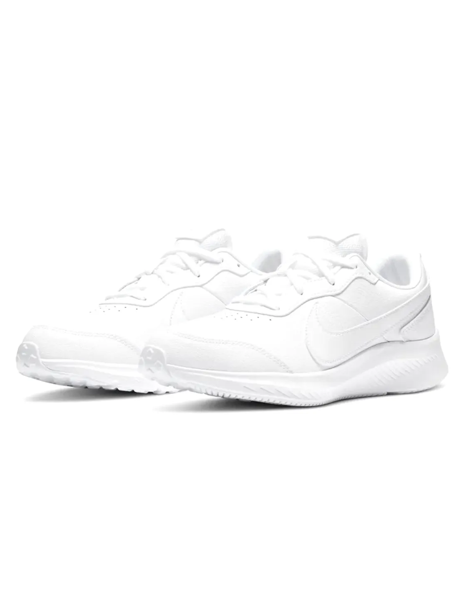 Tenis Niño Varsity Leather Gs Blanco -Nike