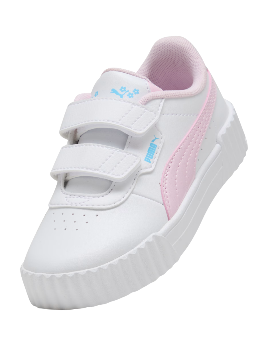 Tenis Puma Carina 3.0 Jelly Heaven V PS Blancos para Niña