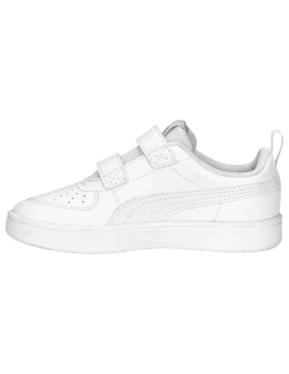 Tenis Puma Rickie V PS Blancos para Niños(Unisex)