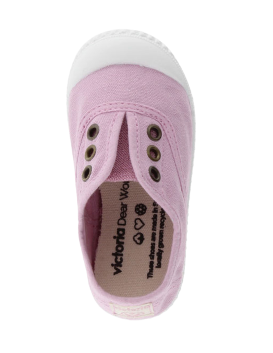 Zapato Victoria Petalos de Lona con Resorte para Niña