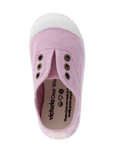 Zapato Victoria Petalos de Lona con Resorte para Niña