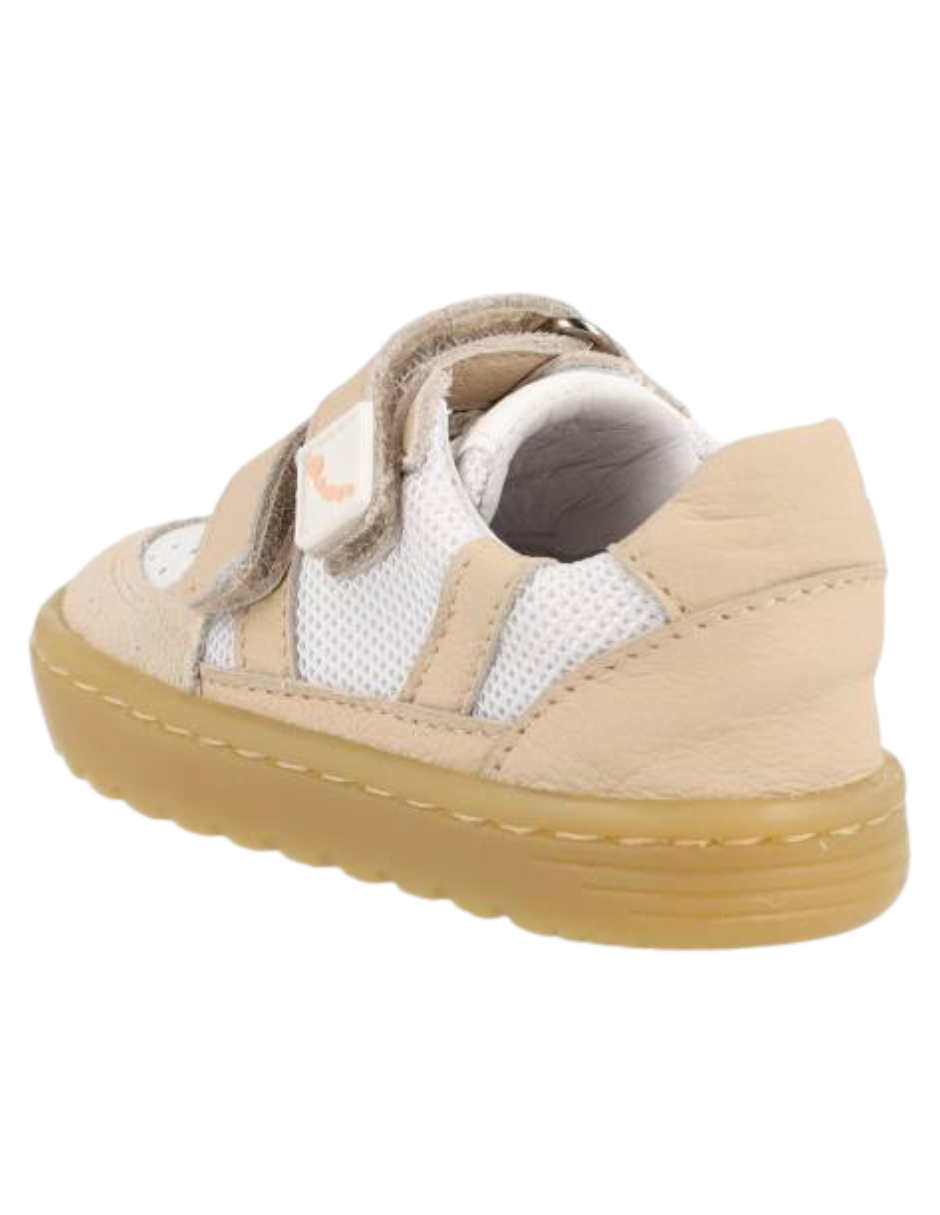 Zapato Blanditos Barefoot Suela Liga Beige para Niña