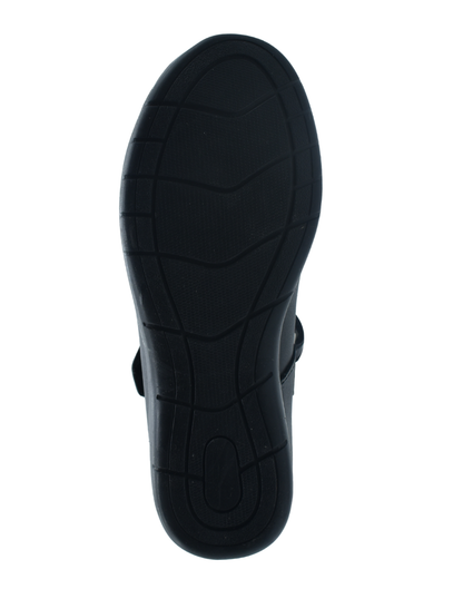 Zapato Escolar Georgie Negro Con Velcro para Niña