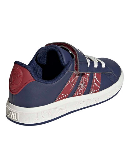 TENIS ADIDAS GRAND COURT SPIDER-MAN EL K AZUL PARA NIÑO