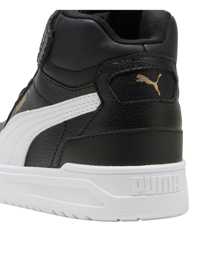 Tenis Puma Shuffle Downtown Mid AC+ PS Negros para Niño