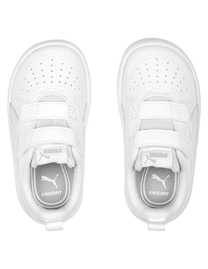 Tenis Puma Rickie V Inf Blancos para Niños(Unisex)