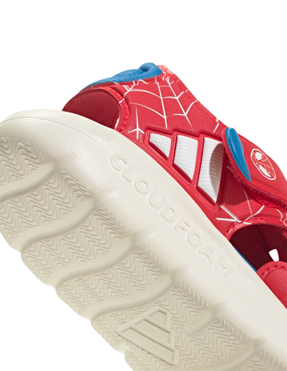 TENIS ADIDAS WATER SANDAL SPIDER MAN C ROJOS PARA NIÑO