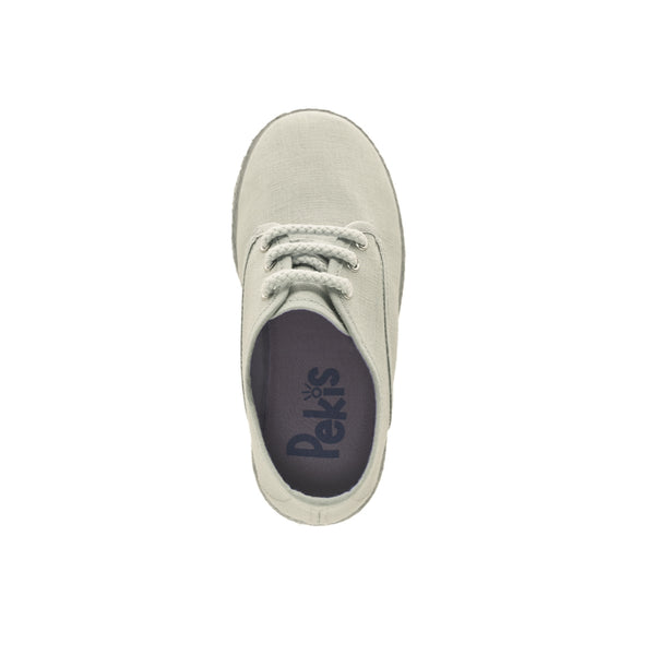 ZAPATO NIÑO LONA CORDONES/YUTE- PEKIS