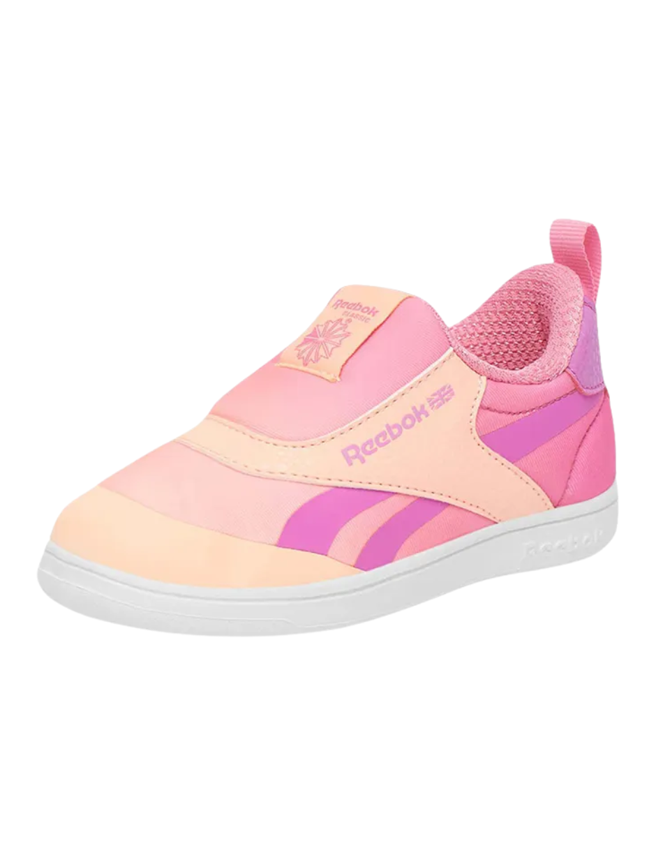 Tenis Reebok Club C Revenge Slip-on Rosas para Niña
