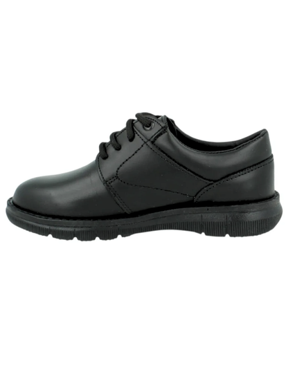 Zapato Coqueta Escolar Agujeta Negros para Niño