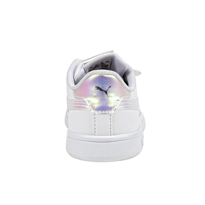 Tenis Niña Smash 3.0 Holo Blanco – PUMA