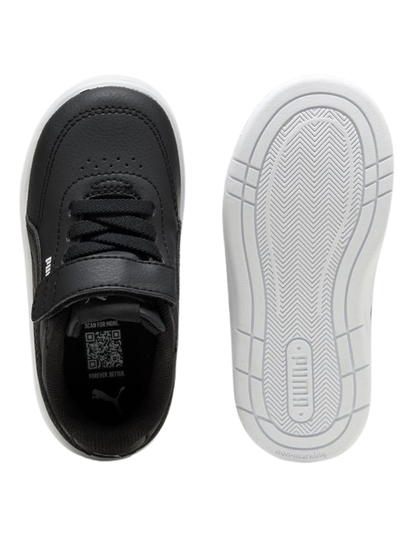 Tenis Puma Court Classic Clean Ac+ Inf Negros para Niña