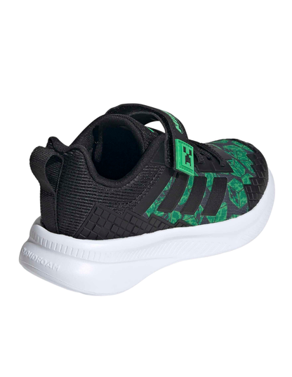 Tenis Adidas Minecraft Fortarun EL C Negros para Niño