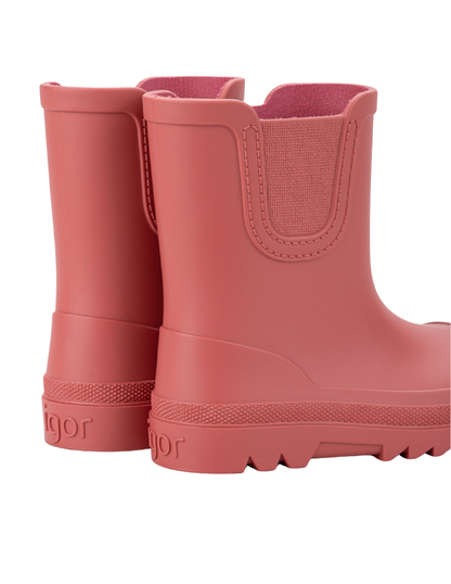 Bota Igor Baja Lluvia Barefoot Coral para Niña