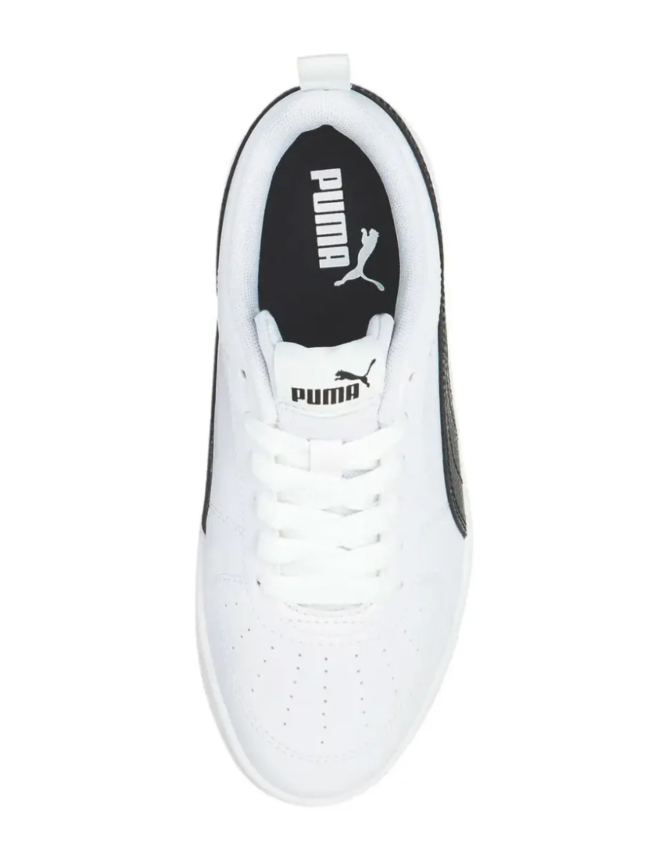 Tenis Puma Rickie JR Blancos para Niños (Unisex)