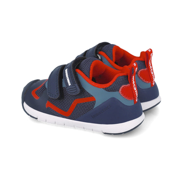 Zapato Niño Rejilla Azul con Doble Velcro - Biomecanics