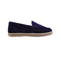 Mocasín de niño en serraje azul marino con antifaz – Pekis