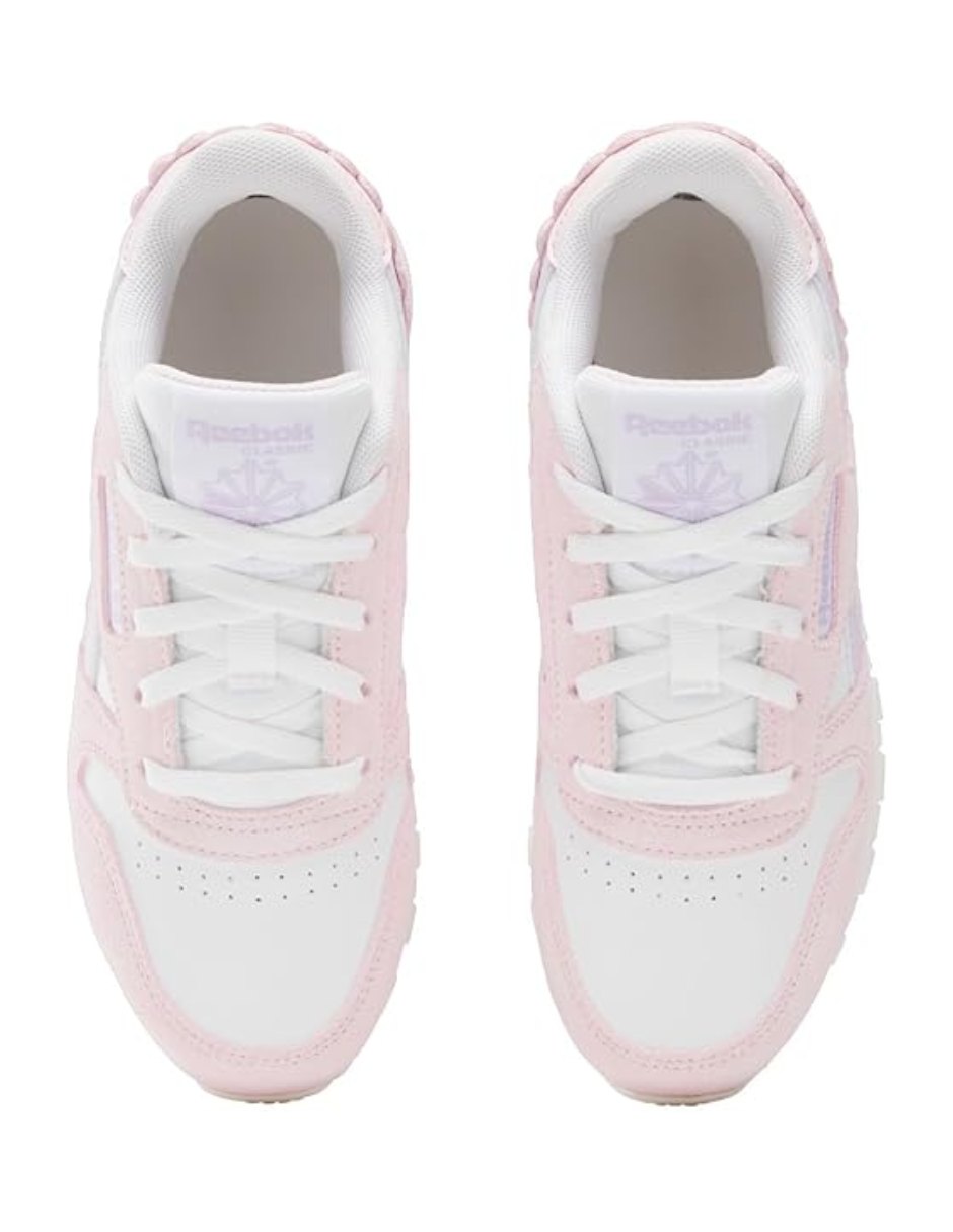 Tenis Reebok Classic Leather Rosas para Niña