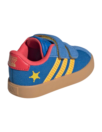 TENIS ADIDAS VL COURT WOODY CF I AZUL REY PARA NIÑO