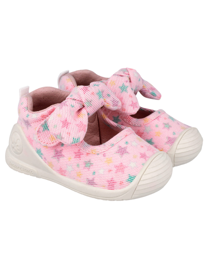 Zapato Biomecanics Rosa Estampada de Mercedes para Bebe