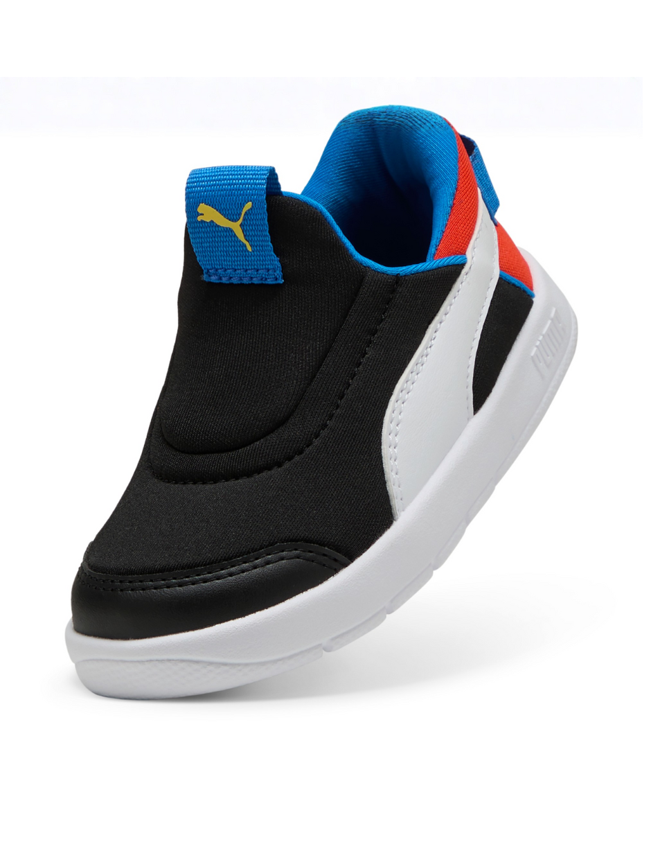 Tenis Niño Courtflex V3 Sliptech Inf Negro -Puma