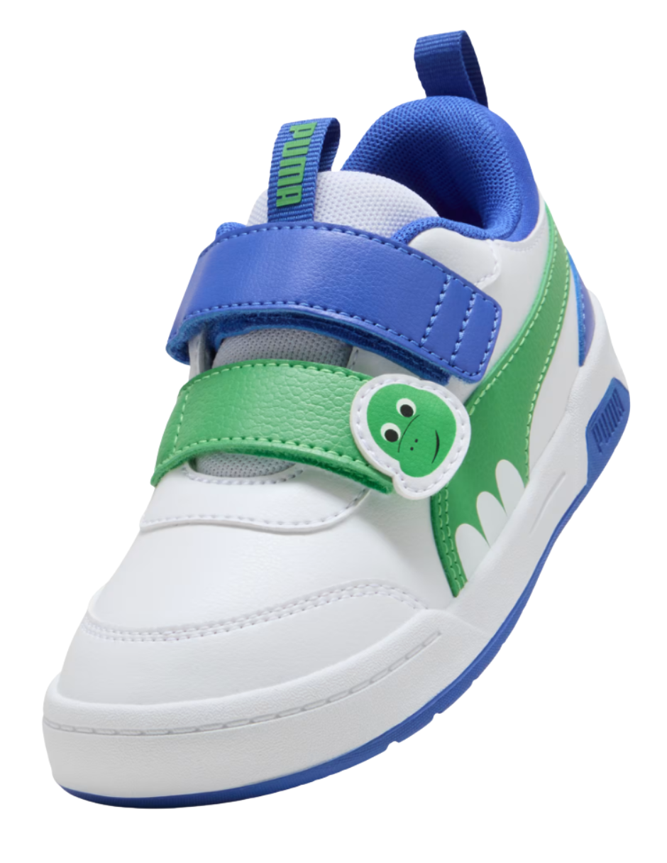 Tenis Puma Multiflex 2 Dino V PS Blancos para Niño