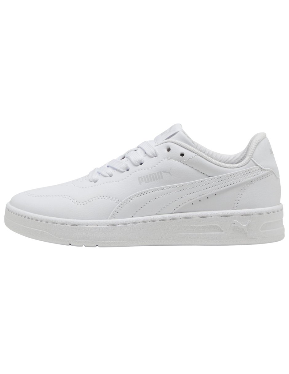 Tenis Puma Court Lally JR Blancos para Niños(Unisex)