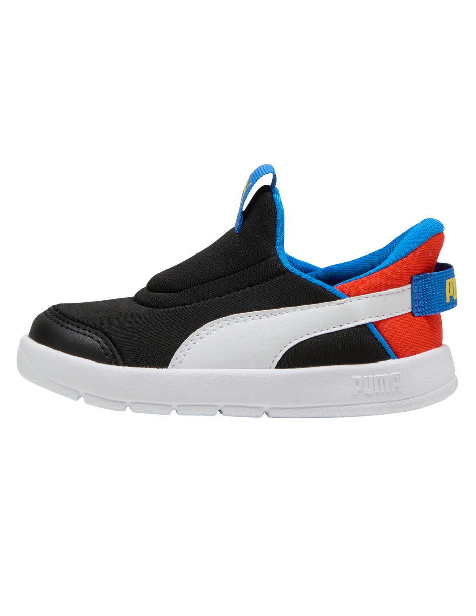 Tenis Niño Courtflex V3 Sliptech Inf Negro -Puma