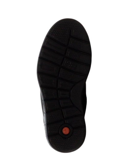Zapato Coqueta Escolar Basico Con Velcro Negros para Niño