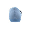 Zapato de niña con hebilla en lino azul cielo – Pekis