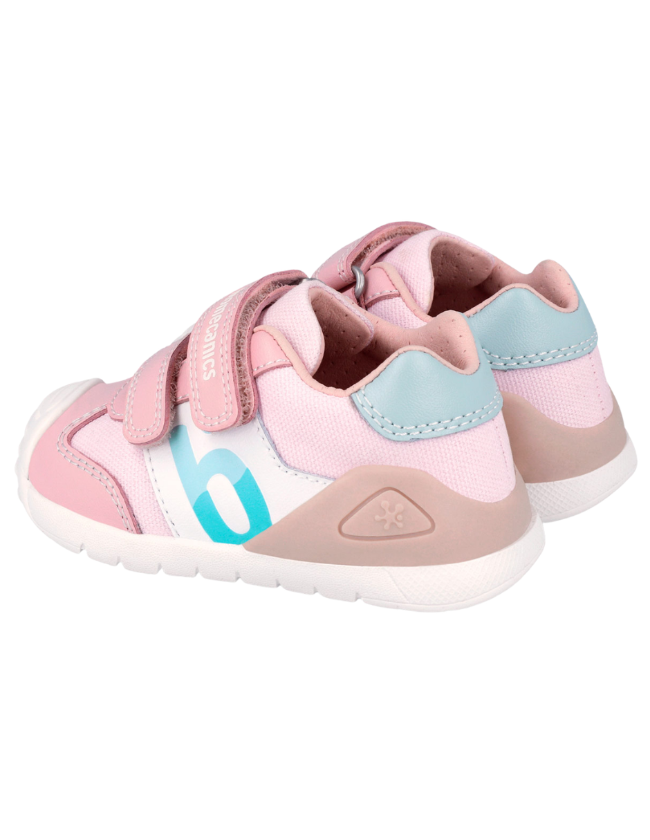 Zapato Biomecanics Rosa Velcro Doble B para Bebé