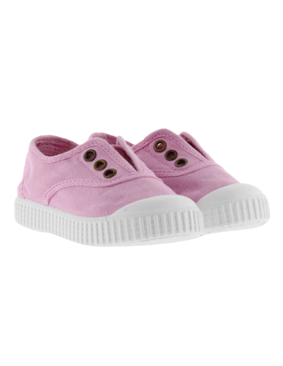 Zapato Victoria Petalos de Lona con Resorte para Niña