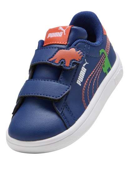 Tenis Puma Smash 3.0 Dino V Inf Azules para Niño