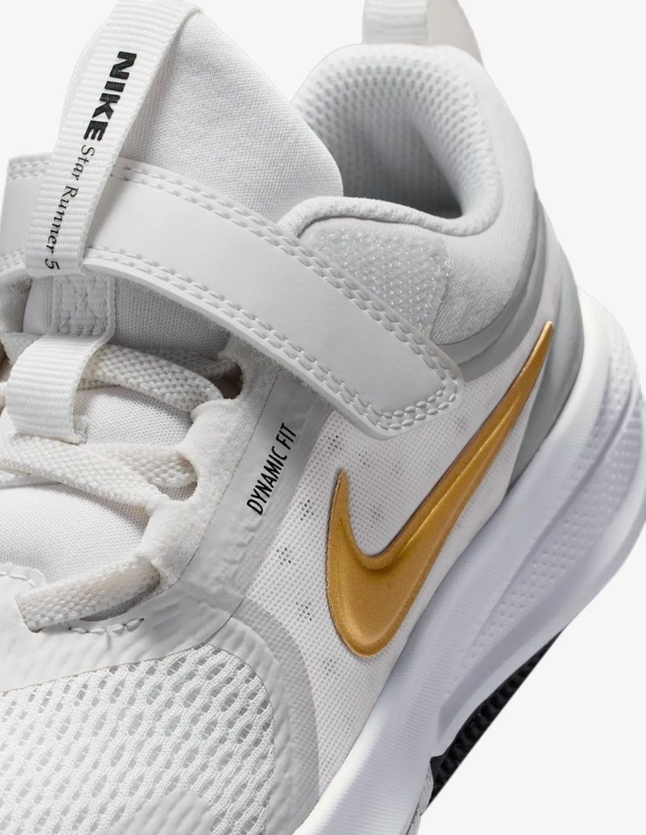 Tenis Nike Star Runner 5 (ps) Blancos para Niño