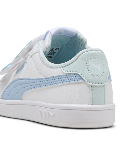 Tenis Niña Puma Smash 3.0 Badges V Ps Blanco -Puma