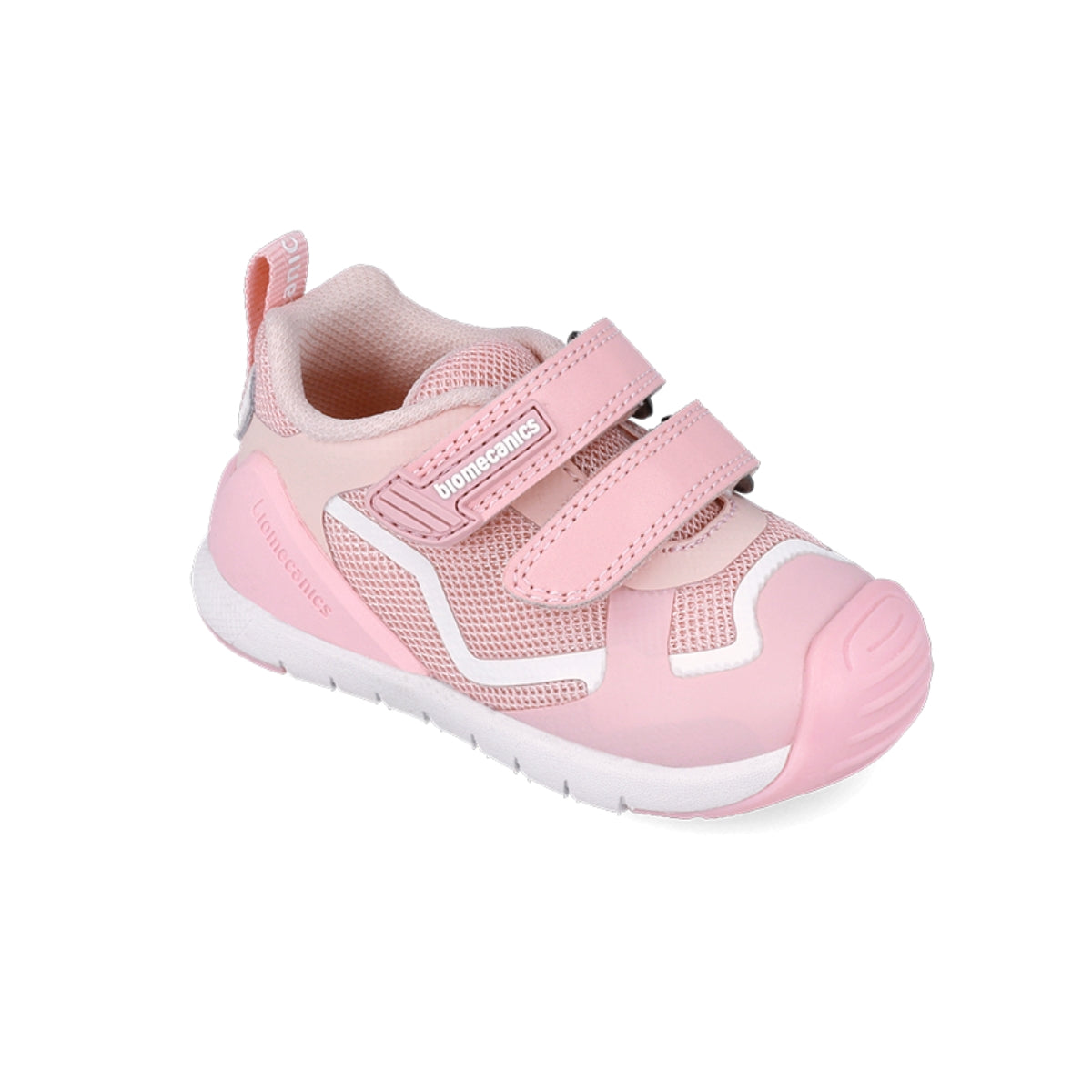 Tenis Niña Rosa con Doble Velcro y Puntera Reforzada - BIOMECANICS