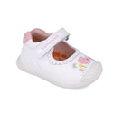 Zapato Mercedes Blanco con Velcro -BIOMECANICS